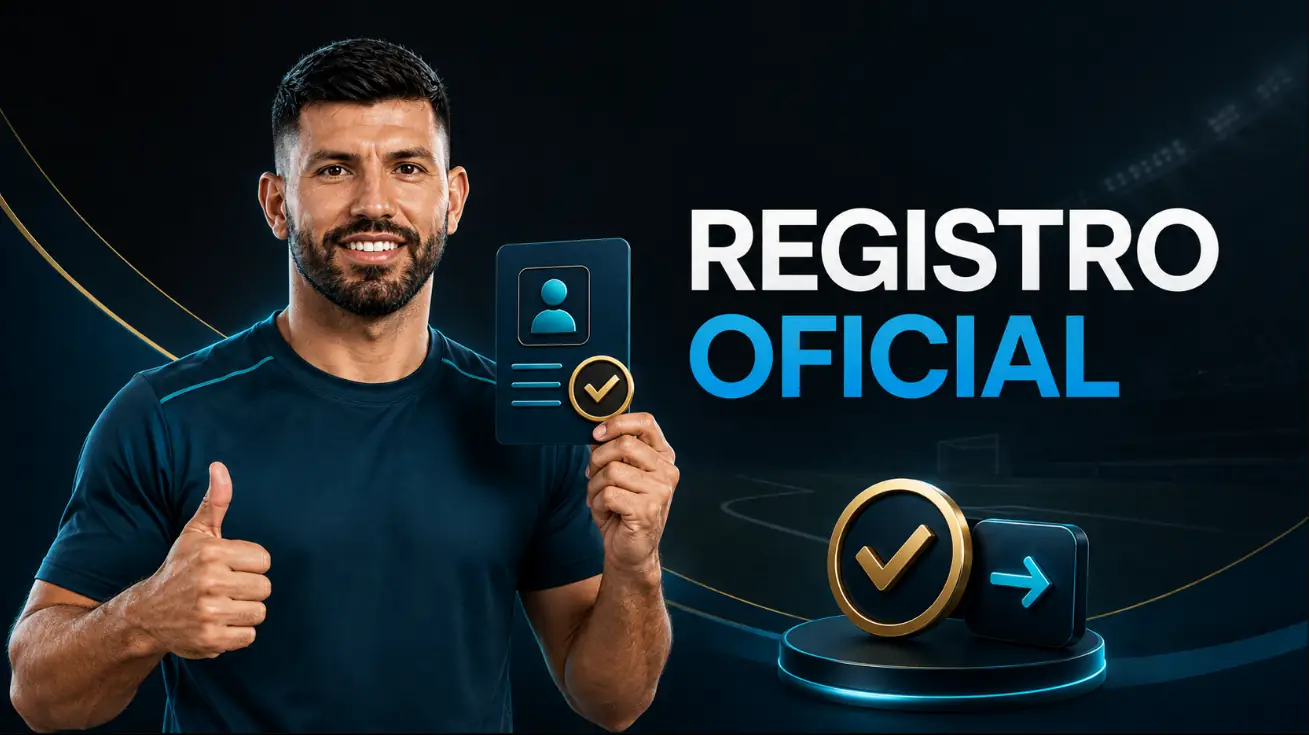 Registro en el Casino Oficial del Kun Aguero